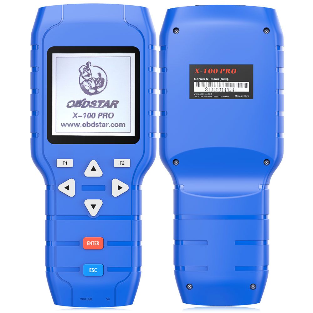 OBDSTAR X-100 PRO Auto Key Programmer (C+D) Type for IMMO+Odometer+OBD Software