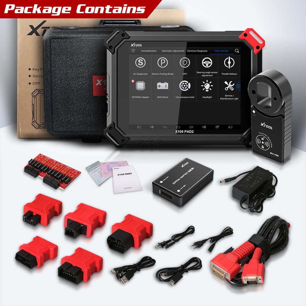 Los programadores xtool x100 pad2 pro y kc100 están completamente configurados para soportar VW 4 y 5 immo y funciones especiales.