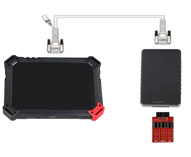 XTOOL X100 PAD2 Connect to car via eeprom adapter