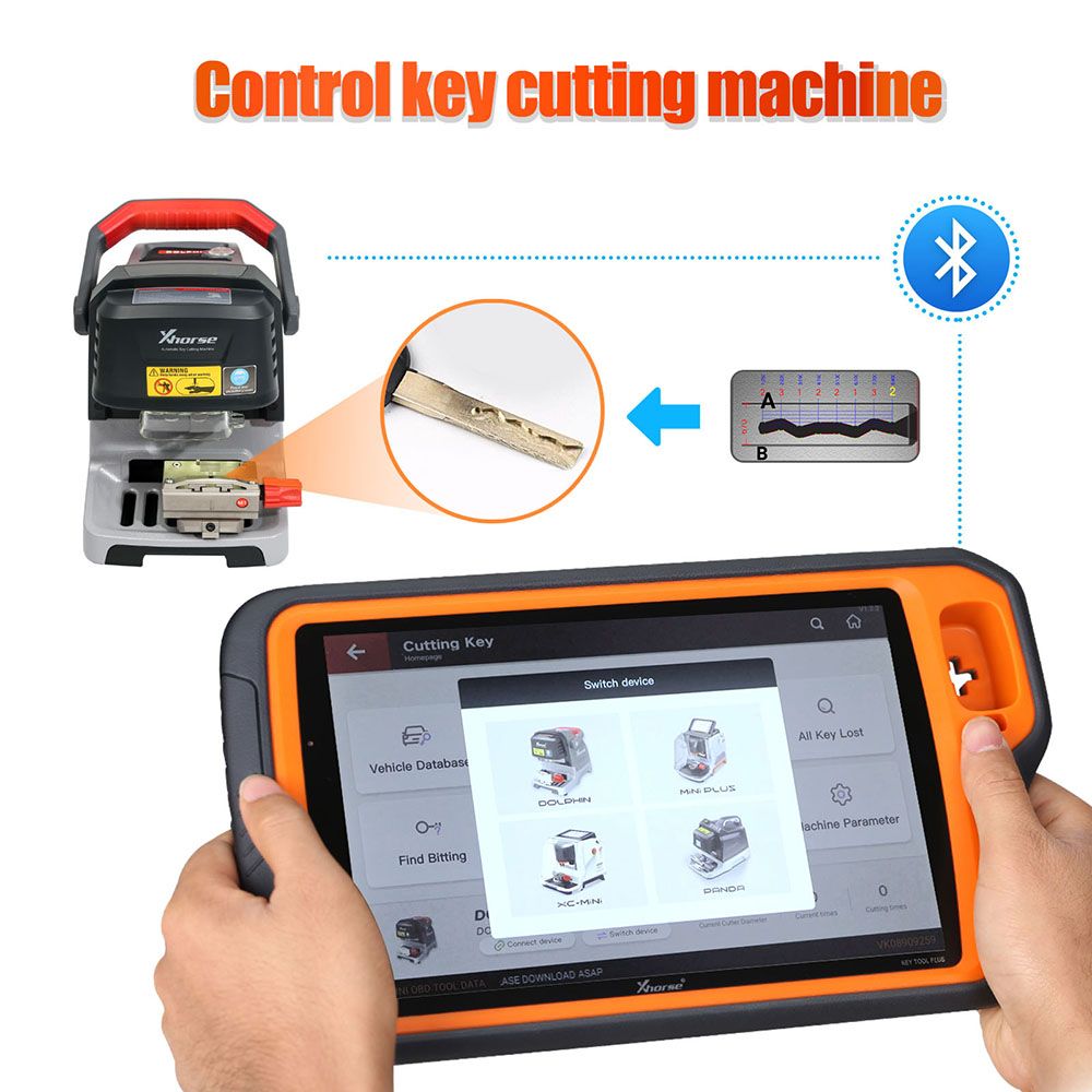 Xhorse VVDI Key Tool Plus Pad All-In-One Automotive Get One-Year Unlimited MB Token and One Year 96 bit 48 Token Package 3 Tokens Daily