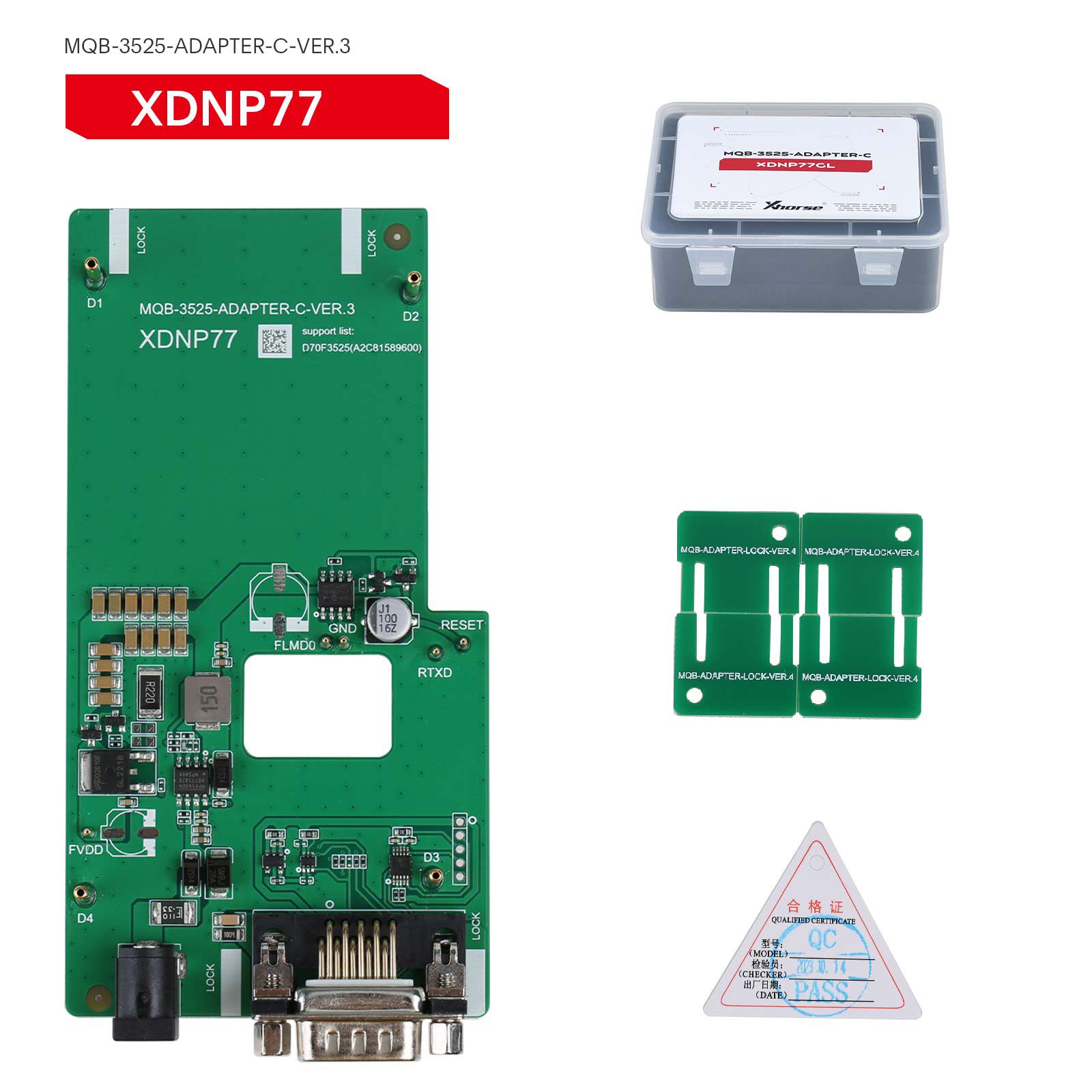 2024 Xhorse MQB48 No Disassembly No Soldering 13 Full Set Adapters XDNPM3GL