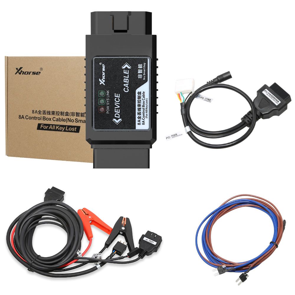 Xhorse vvdi Key Tool Max + mini OBD Tool + Toyota 8a todas las llaves se pierden y los adaptadores cambian el cable de forma gratuita.