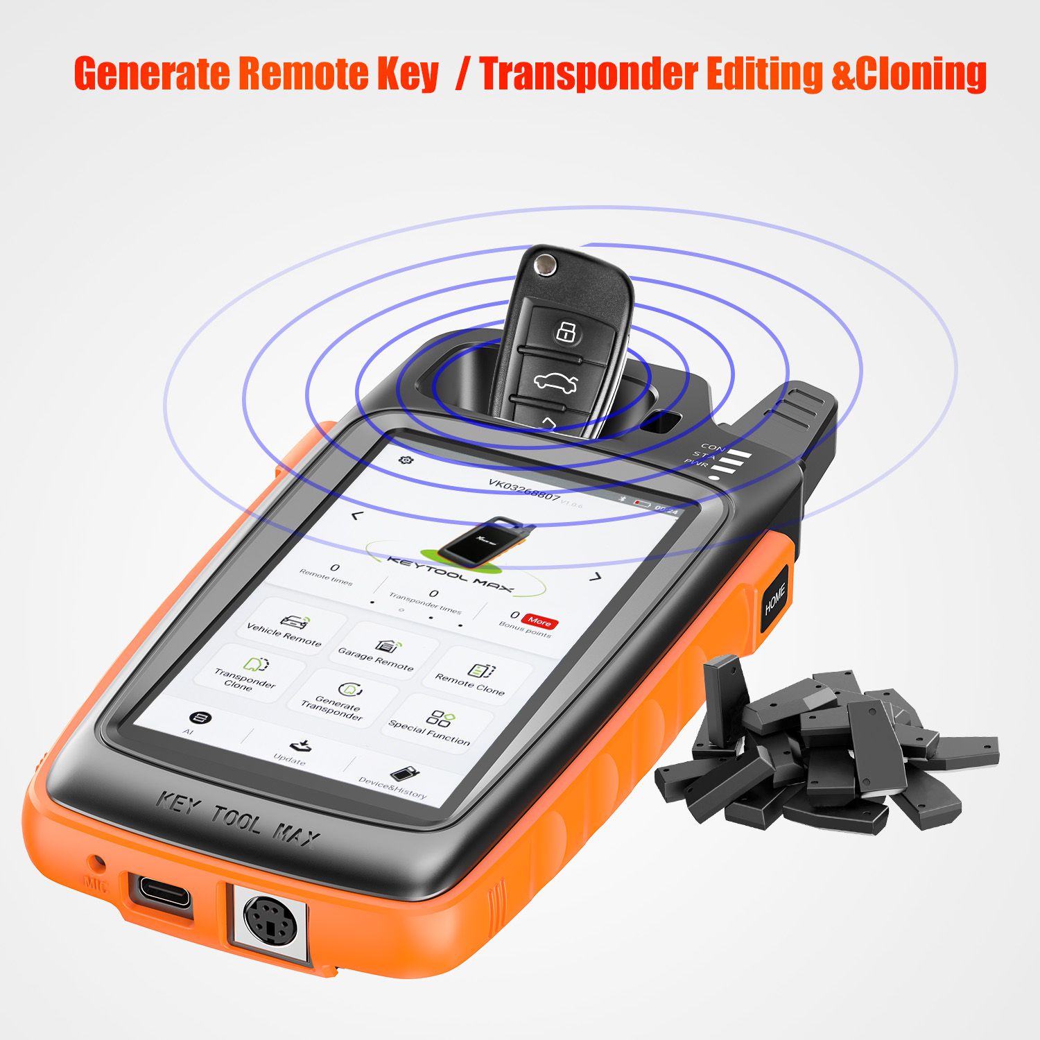 Xhorse vvdi Key Tool Max con vvdi mini OBD Tool Support Bluetooth renueva el cable de forma gratuita