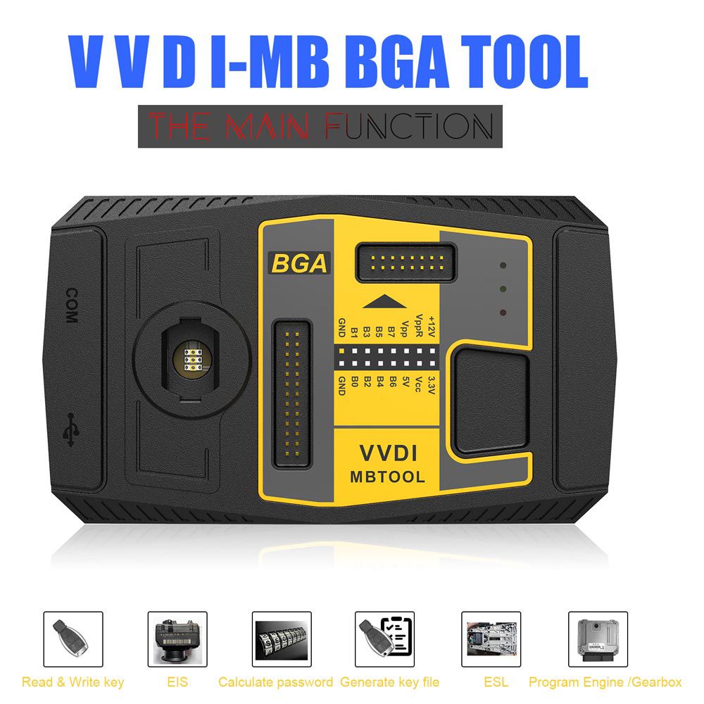 El xhorse vvdi MB bga Tool Benz Key programer original incluye la función de calculadora bga