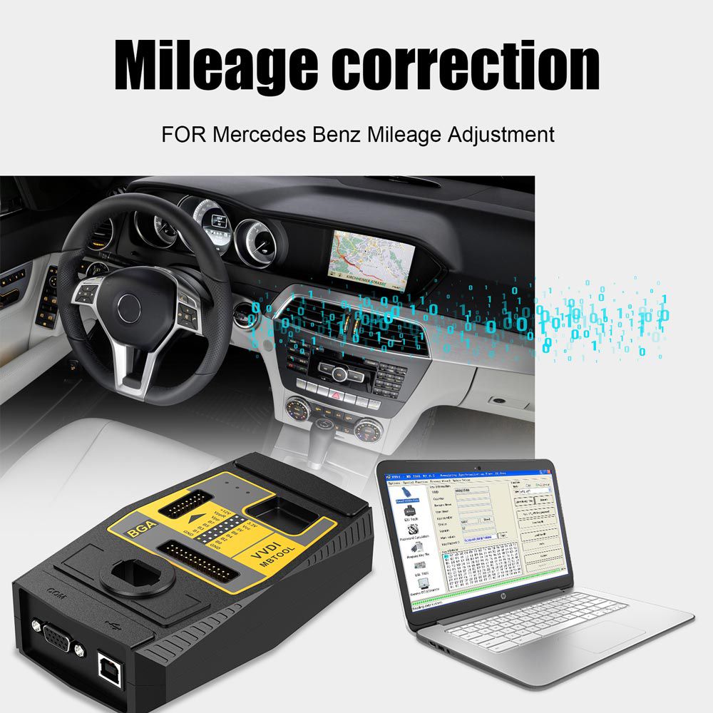 El xhorse vvdi MB bga Tool Benz Key programer original incluye la función de calculadora bga