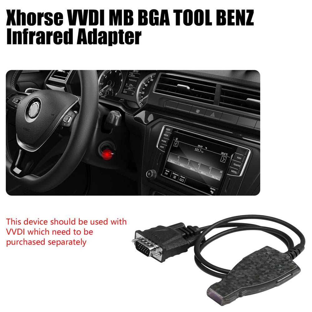 Xhorse Infrared Adapter for BENZ Infrared Connector Cable IR Cable for VVDI MB BGA TOOL