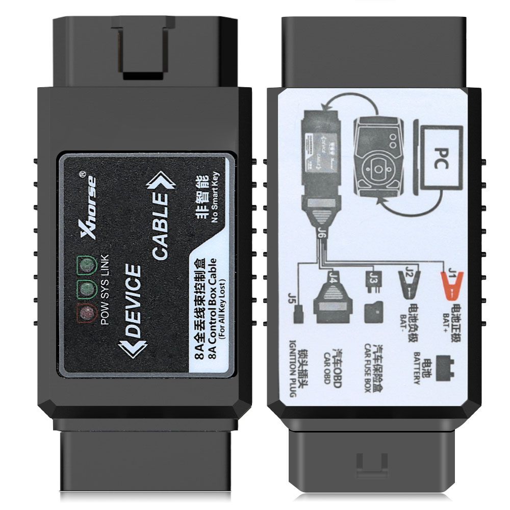 Xhorse vvdi Toyota 8a llave no inteligente todas las llaves pierden el SIM