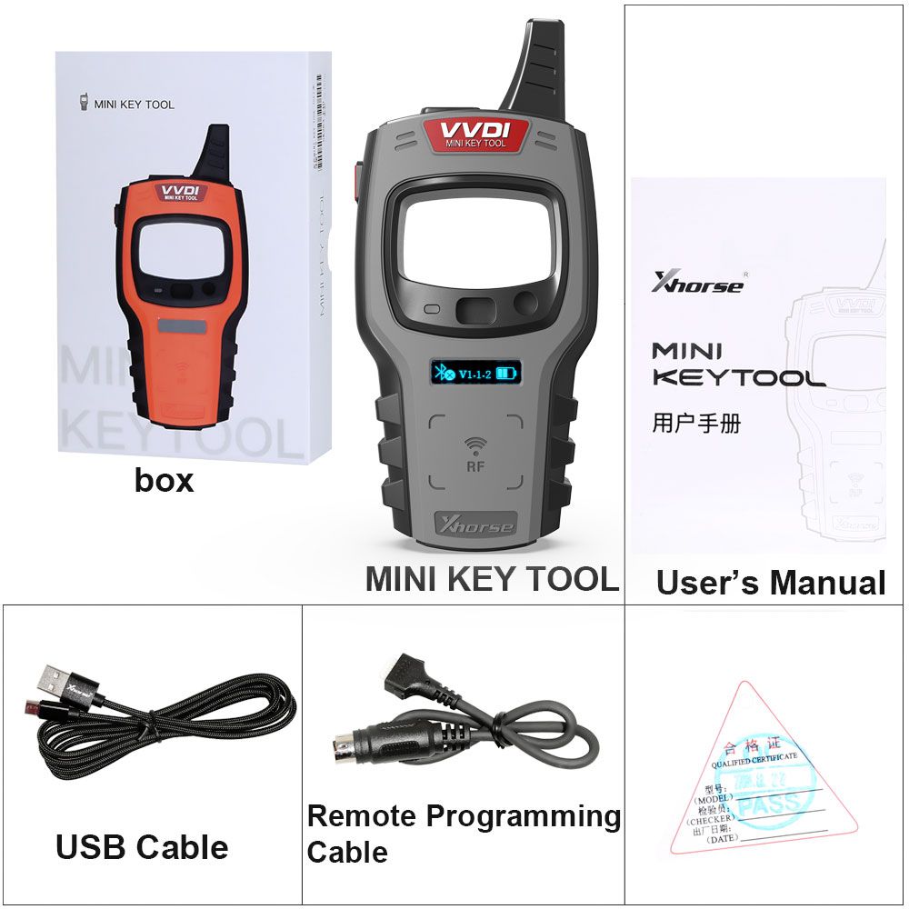 2024 Xhorse VVDI XDKTMGEN MINI Key Tool Global Version Without Copy 48 Transponder (96 bit)  Function No Tokens