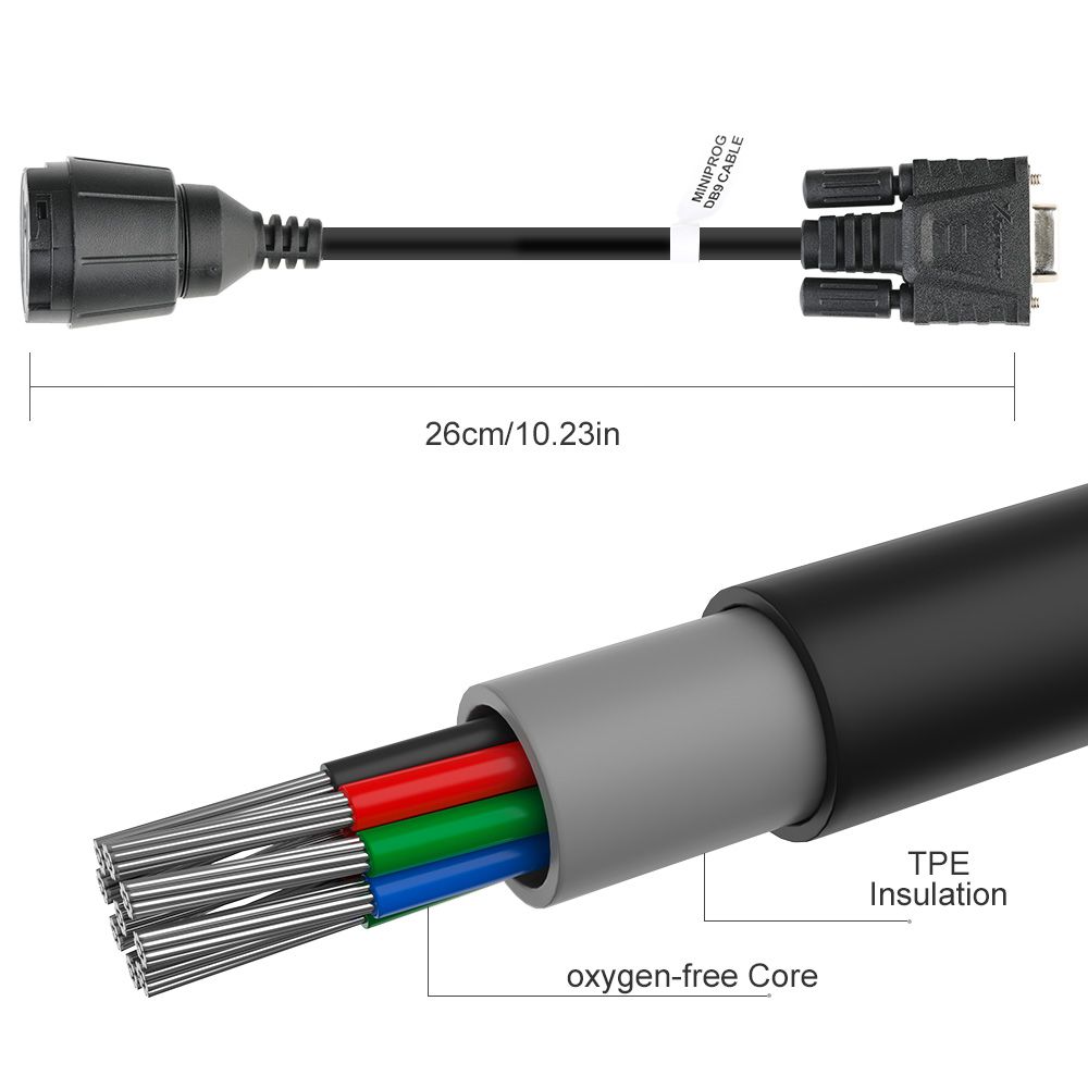 Cable xhorse xdnp13 db9 con mini programa