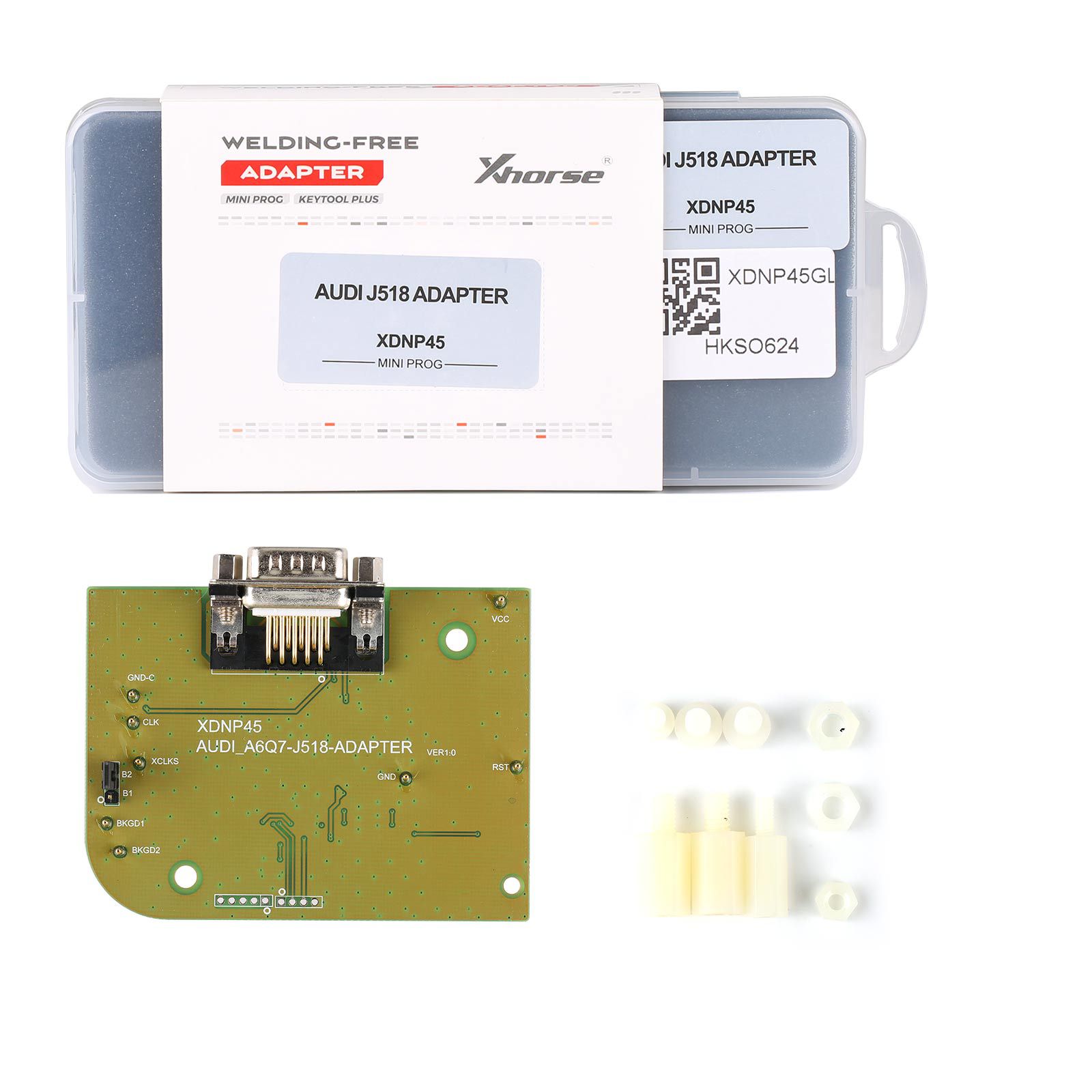 Adaptadores xhorse xdnp45gl Audi j518 para mini - prog y vvdi Key Tool plus