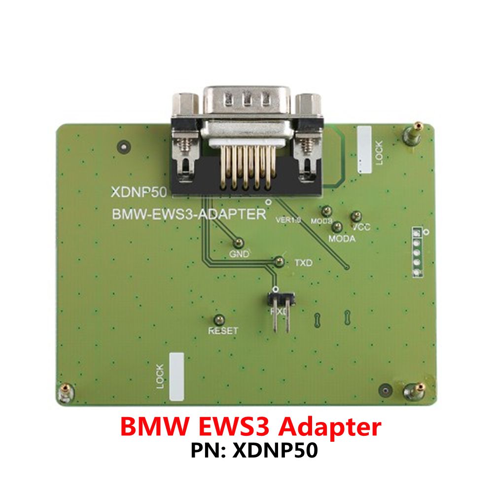 Conector xhorse xdnp50 ews3 para bmw, con mini programa y herramienta de teclas plus pad