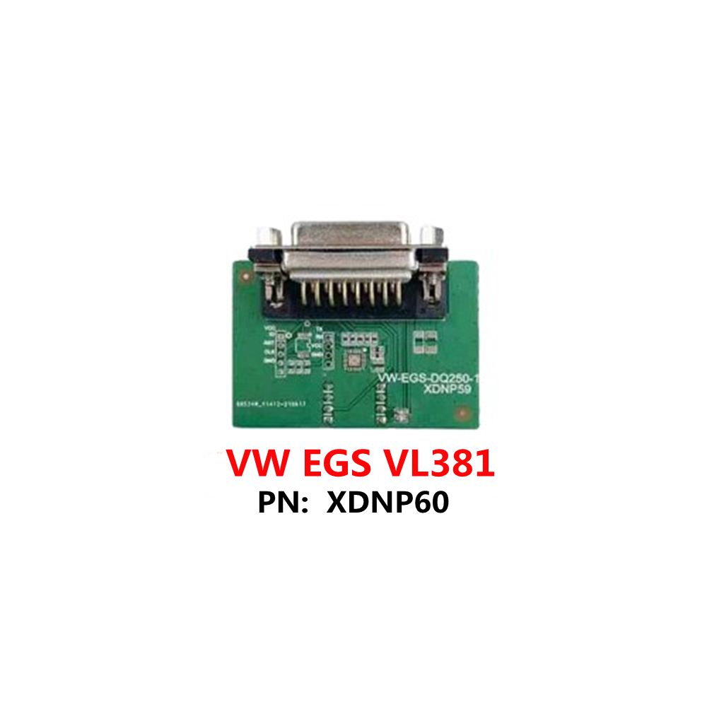 Adaptadores xhorse VW EGS xdnp60gl VW EGS - vl381 para mini prog y Key Tool plus