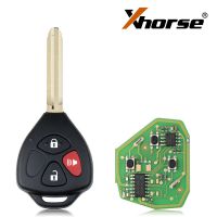  Xhorse XKTO04EN Wire通用遥控钥匙丰田式3个按钮，用于VVDI VVDI2钥匙工具5件/批