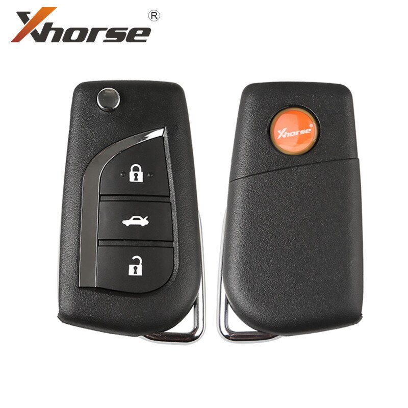 Xhorse xto00en llave de control remoto universal inalámbrica 3 botones para la llave de control remoto Toyota vvdi Key Tool y vvdi2 10 / lote