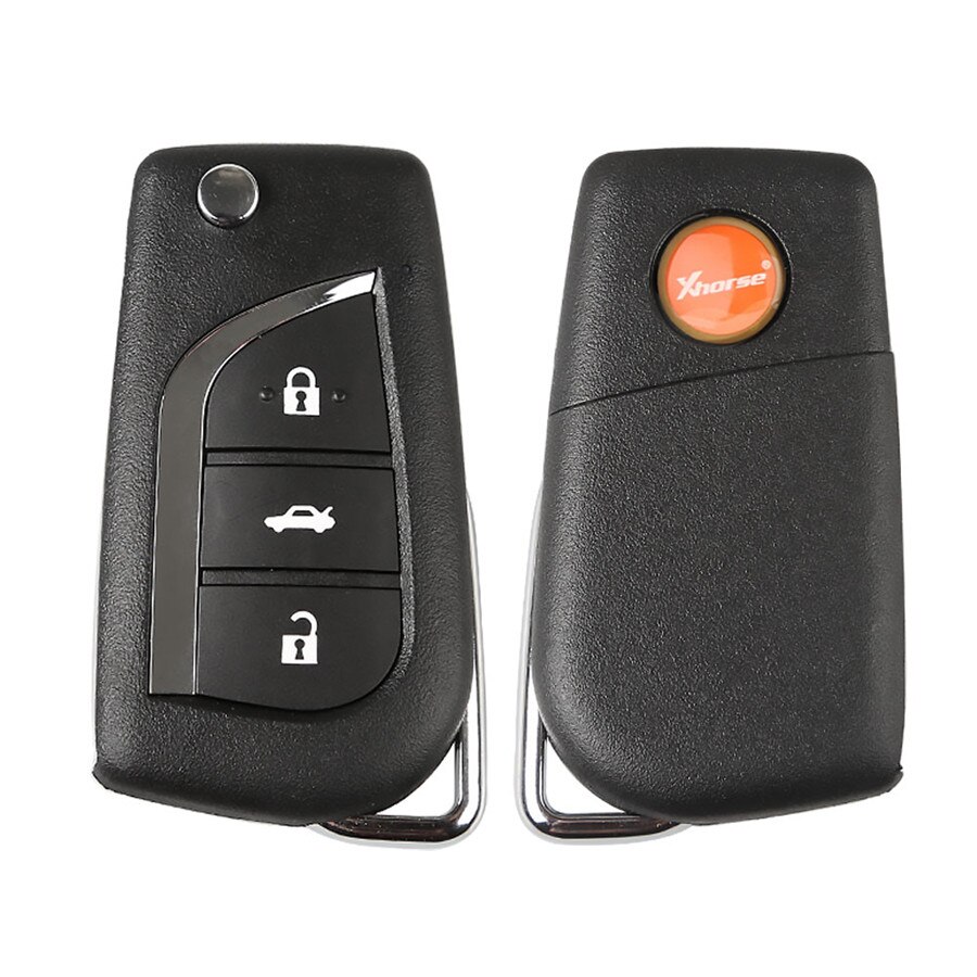 Xhorse XNTO00EN Wireless Universal Remote Key 3 Buttons For Toyota Remote key For VVDI KEY TOOL and VVDI2 10 pcs/lot
