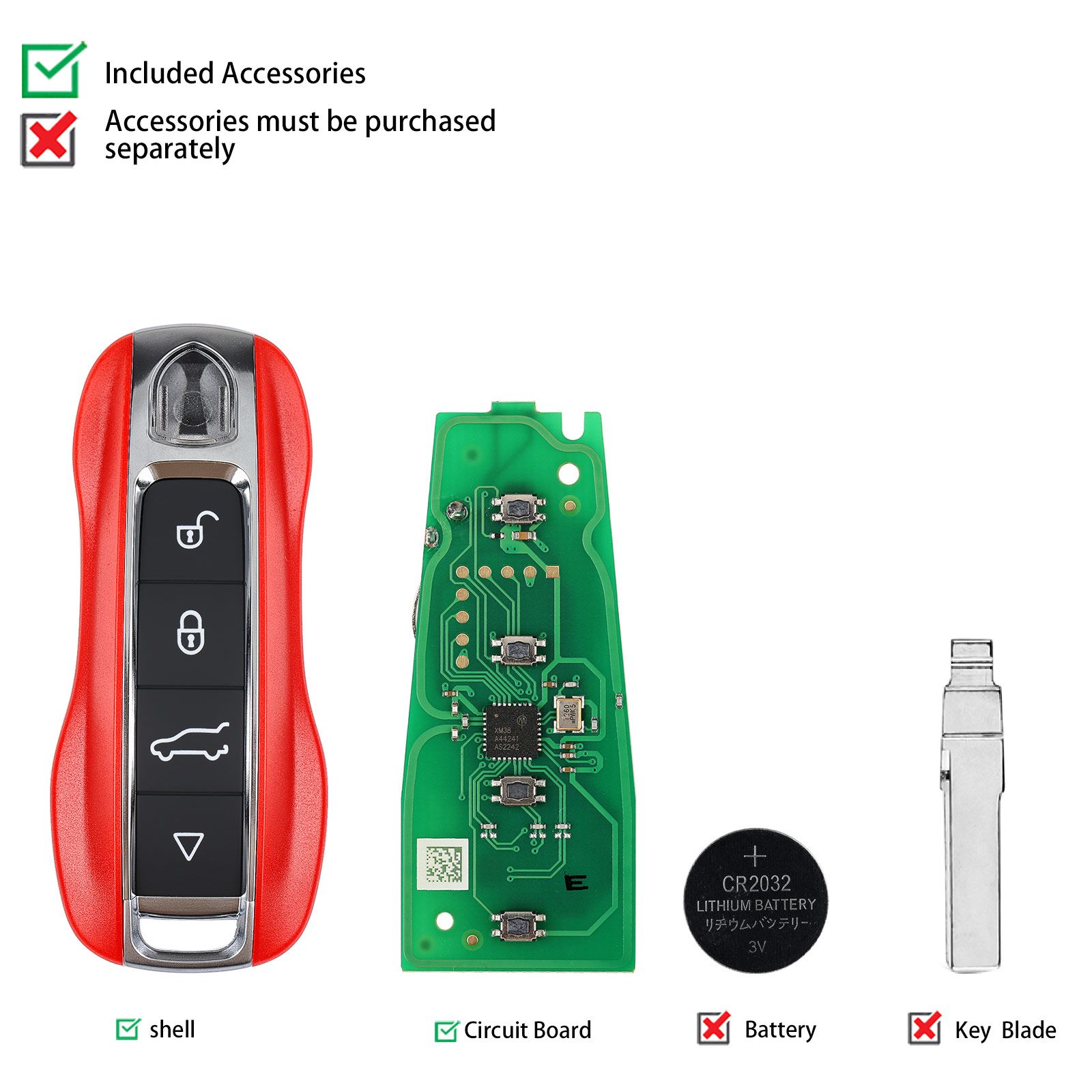 La última llave inteligente universal xhorse xsp01en pro.s style xm38 en 2023 5 piezas / lote