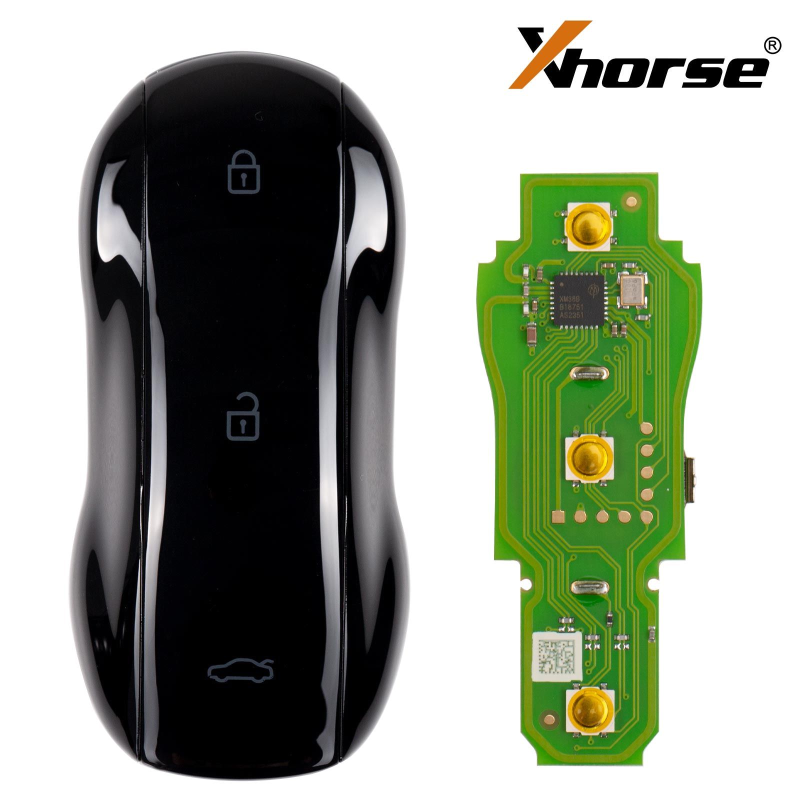 XHORSE XSSC21EN XM38 TOY.T Univesal Smart Key Supercar Style Glossy Black Color 5pcs/lot