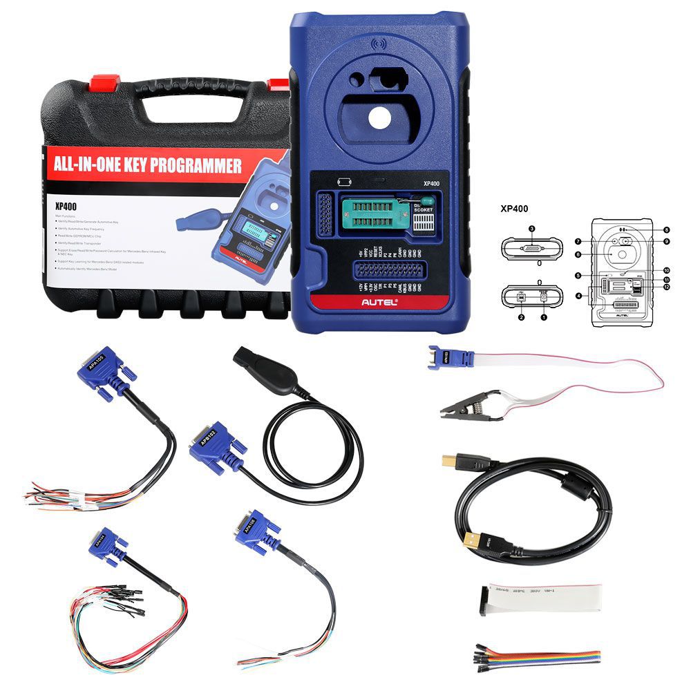 Los programadores de claves y chips de Autel xp400 se utilizan con Autel Maxim im608 / im508