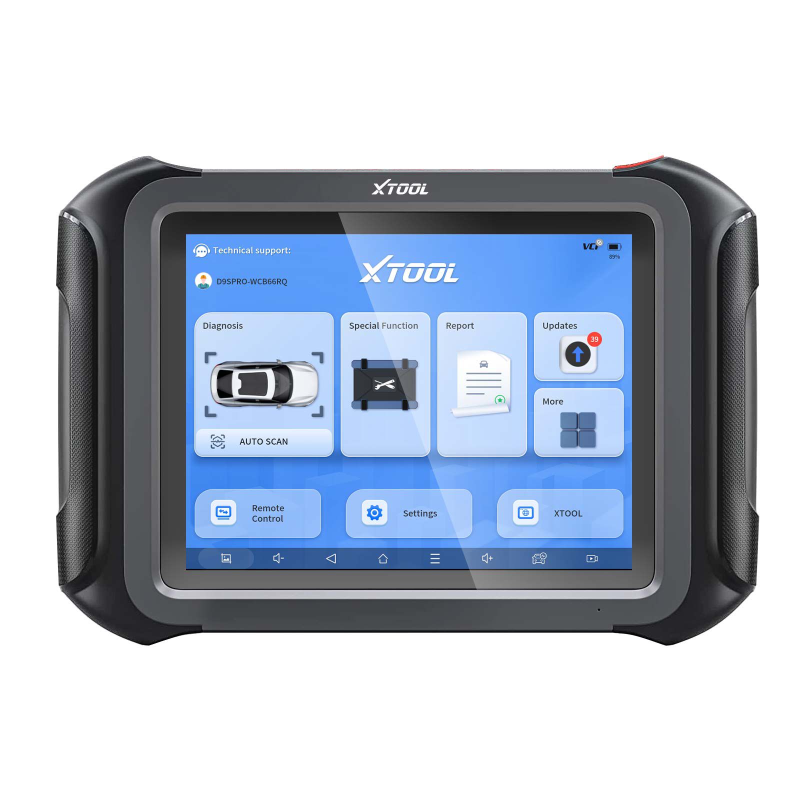 2023 XTOOL D9S Pro Wifi Connection Auto Diagnostic Scanner Support ECU Coding Topology Mapping Key Programming 42 Service Functions CAN FD DoIP