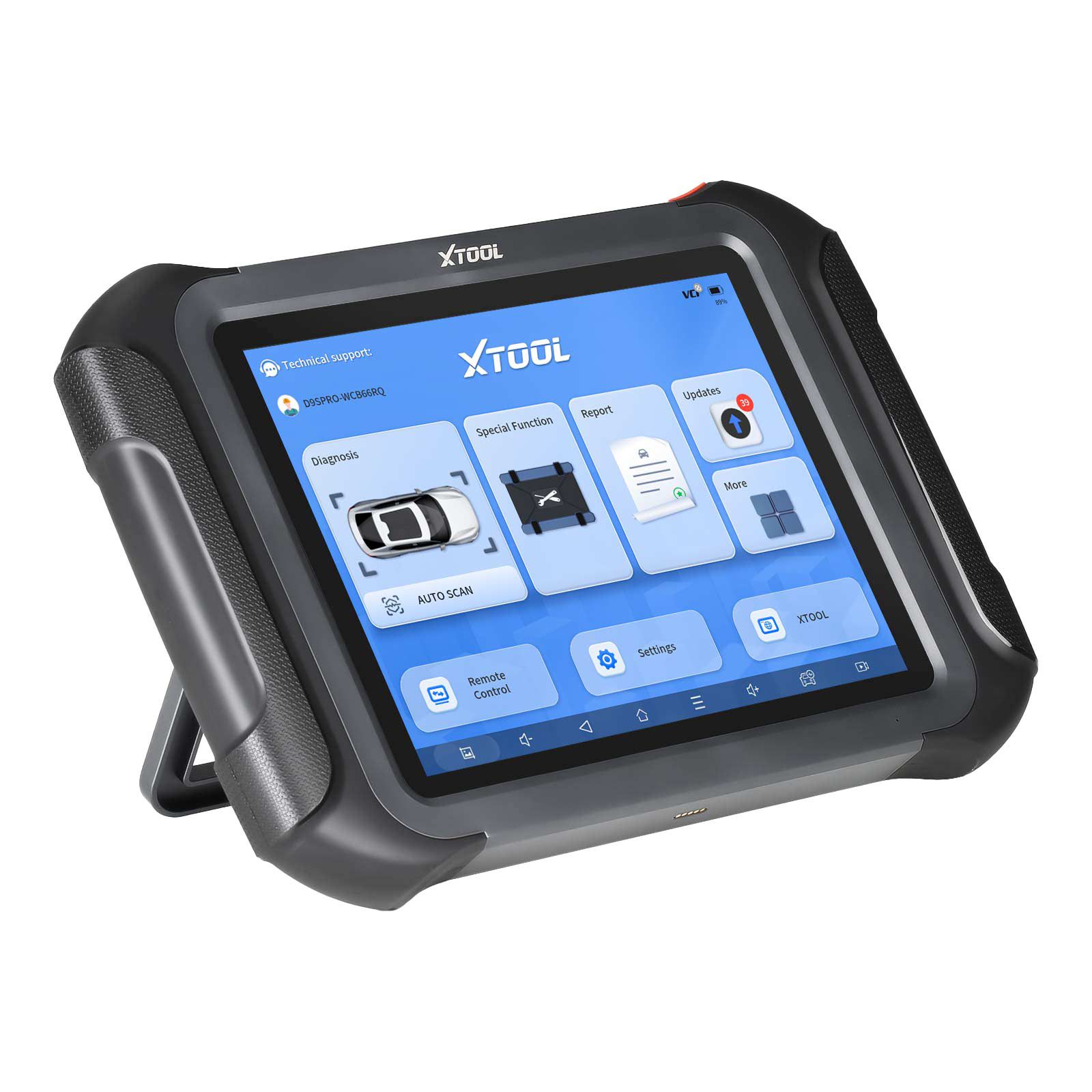 2023 XTOOL D9S Pro Wifi Connection Auto Diagnostic Scanner Support ECU Coding Topology Mapping Key Programming 42 Service Functions CAN FD DoIP