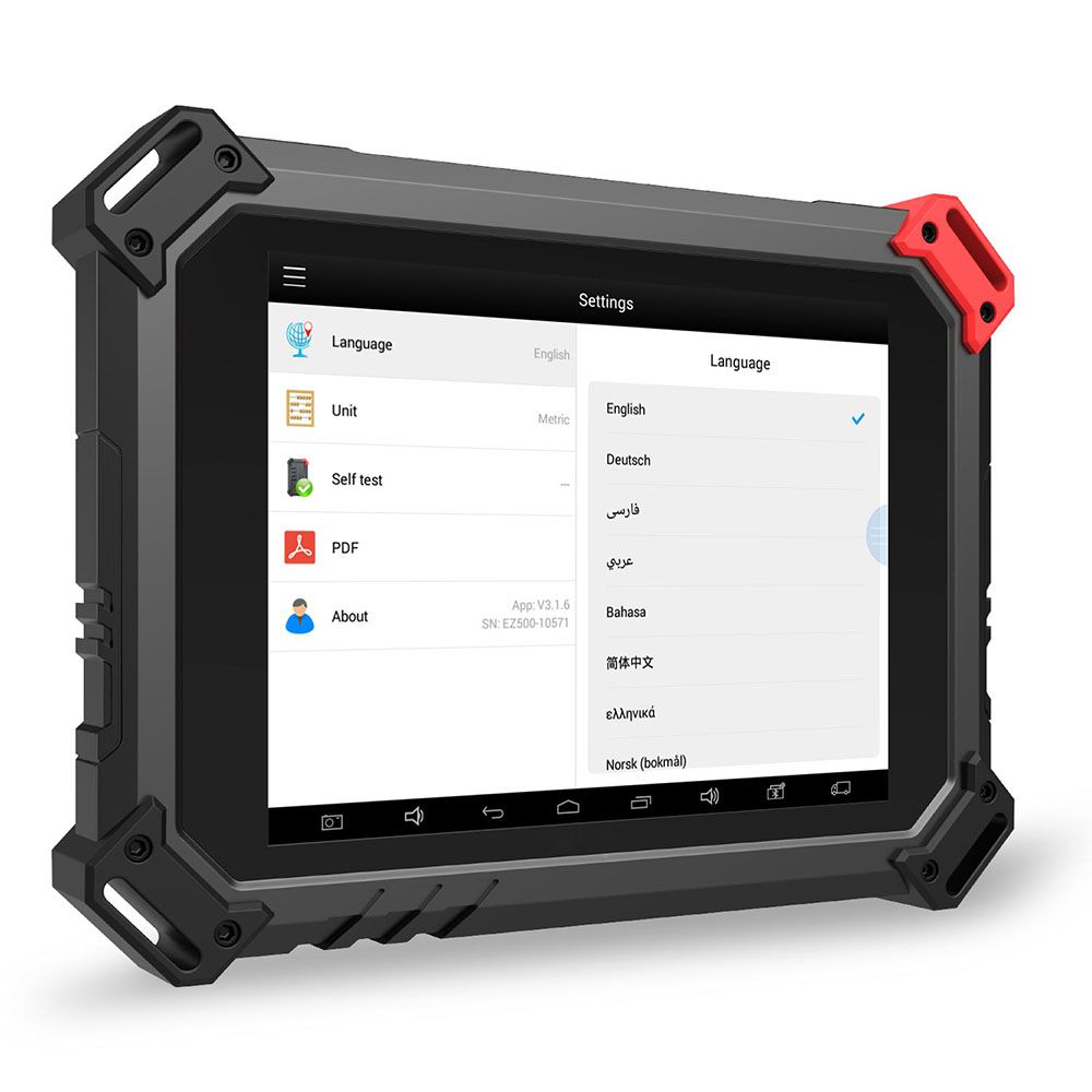 XTOOL EZ500 Full-System Diagnosis for Gasoline Vehicles with Special Function Same Function With XTool PS80