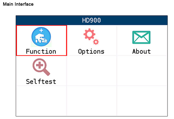 Lector de código de camiones pesados xtool hd900