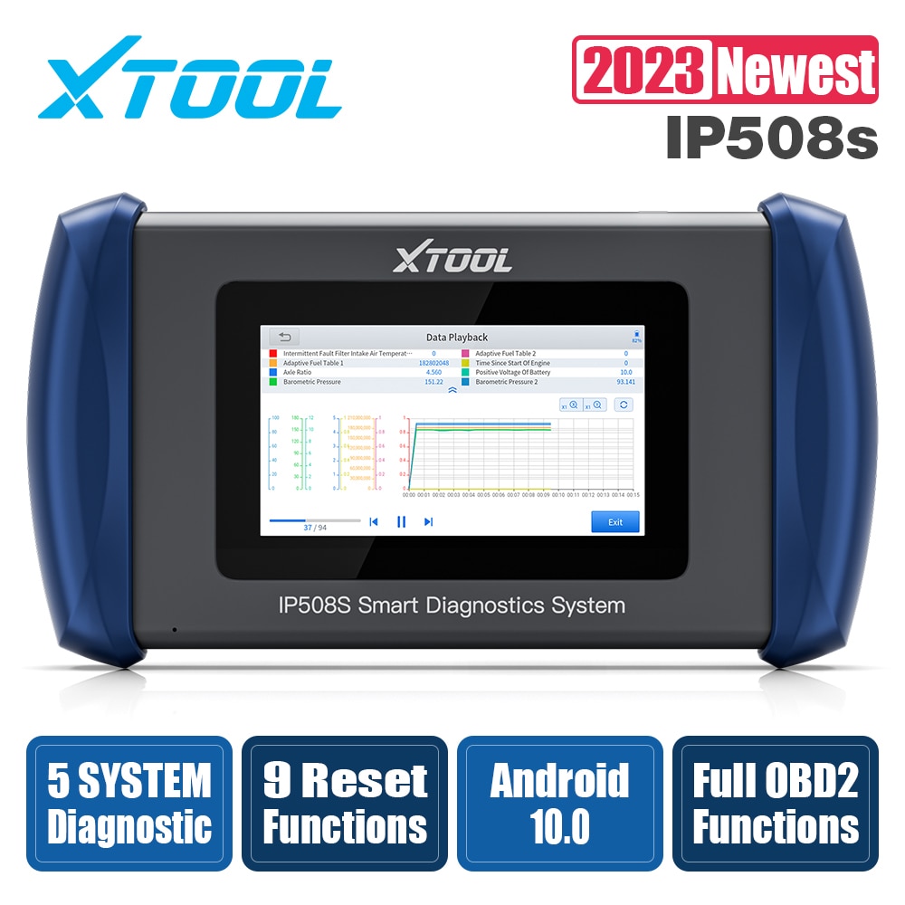 XTOOL InPlus IP508S OBD2 Diagnostic Tool Automotive ABS SRS Airbag Engine AT Code Reader Scanner Better 129E Online Update