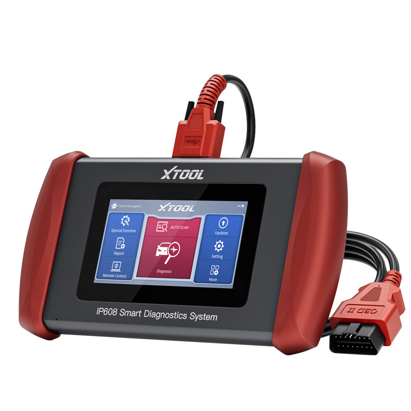 XTOOL InPlus IP608 OBD2 Scanner Diagnostic Tool Android 10.With CAN FD, 30+ Services, All System Scan Tool, ABS Bleeding