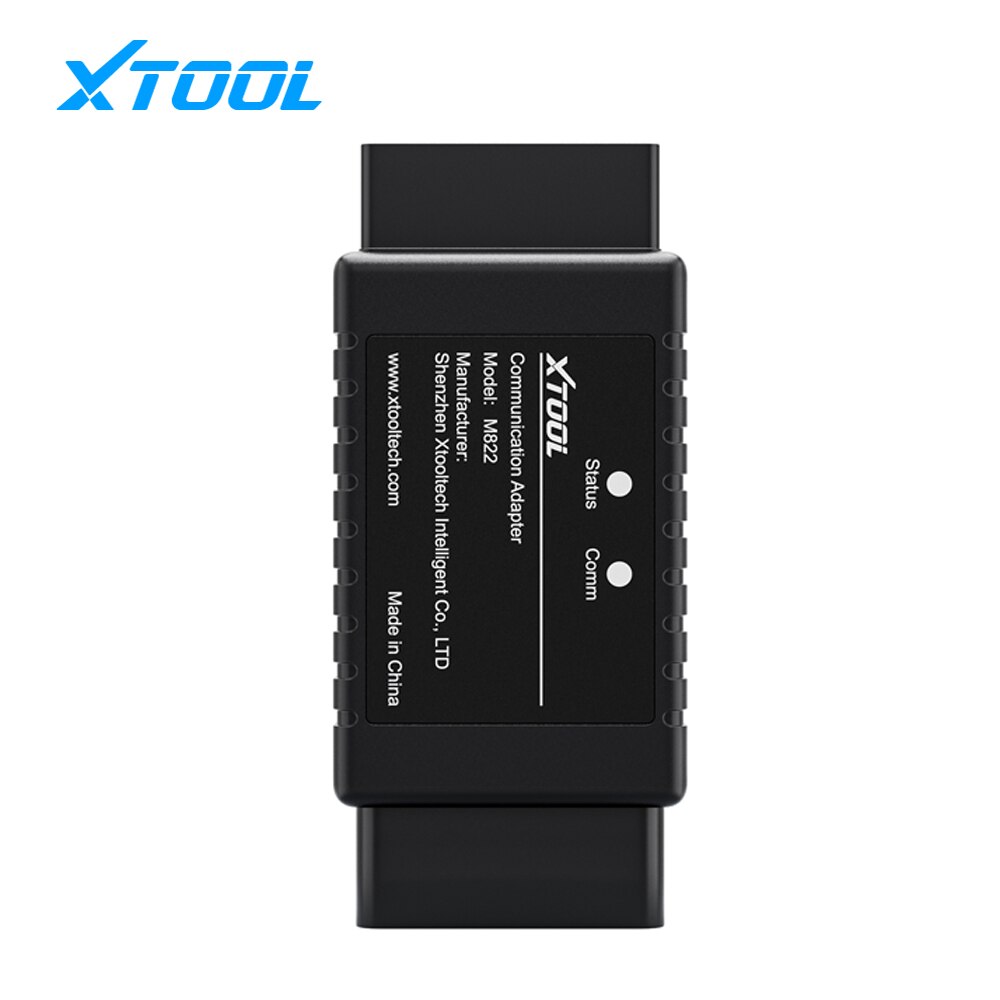 El conector xtool m822 está disponible para la programación de claves perdidas de la llave Toyota 8a ail, que se utiliza con el programador kc501 x100max x100pad3 a80 d9pro.