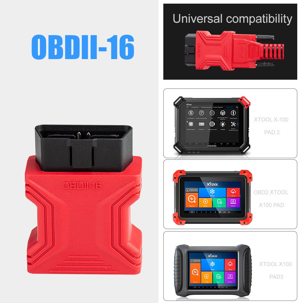 El conector de 6 Pines xtool obd16 es compatible con PRO2 / PAD / pad2 / pad3