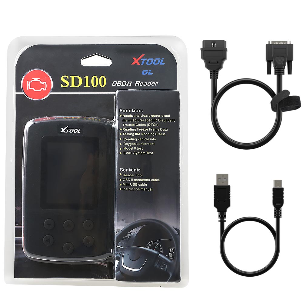 Xtool sd100 volle obd2 bricolaje obd2 lector de código de herramientas de diagnóstico