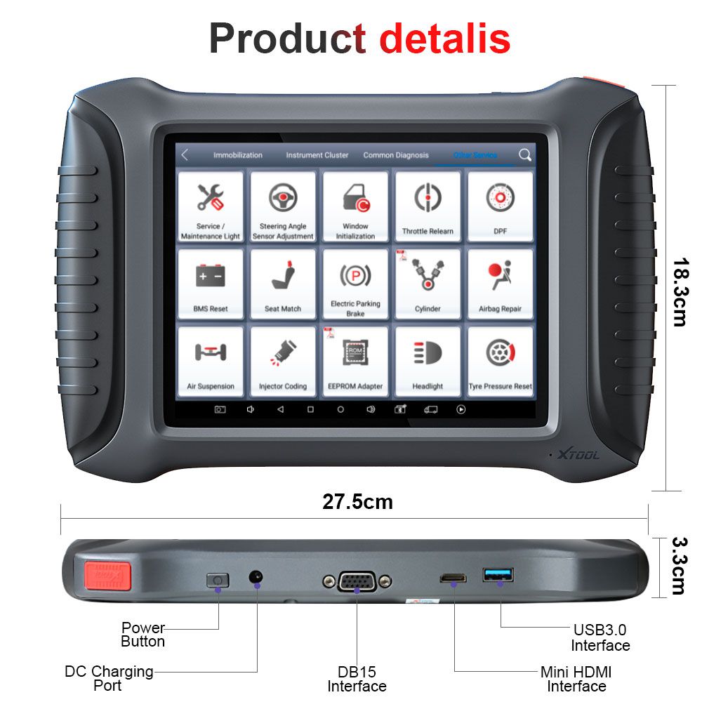  XTOOL X100 PAD3 X100 PAD Elite Professional Tablet Key Programmer With KC100 Global Version 2 Years Free Update
