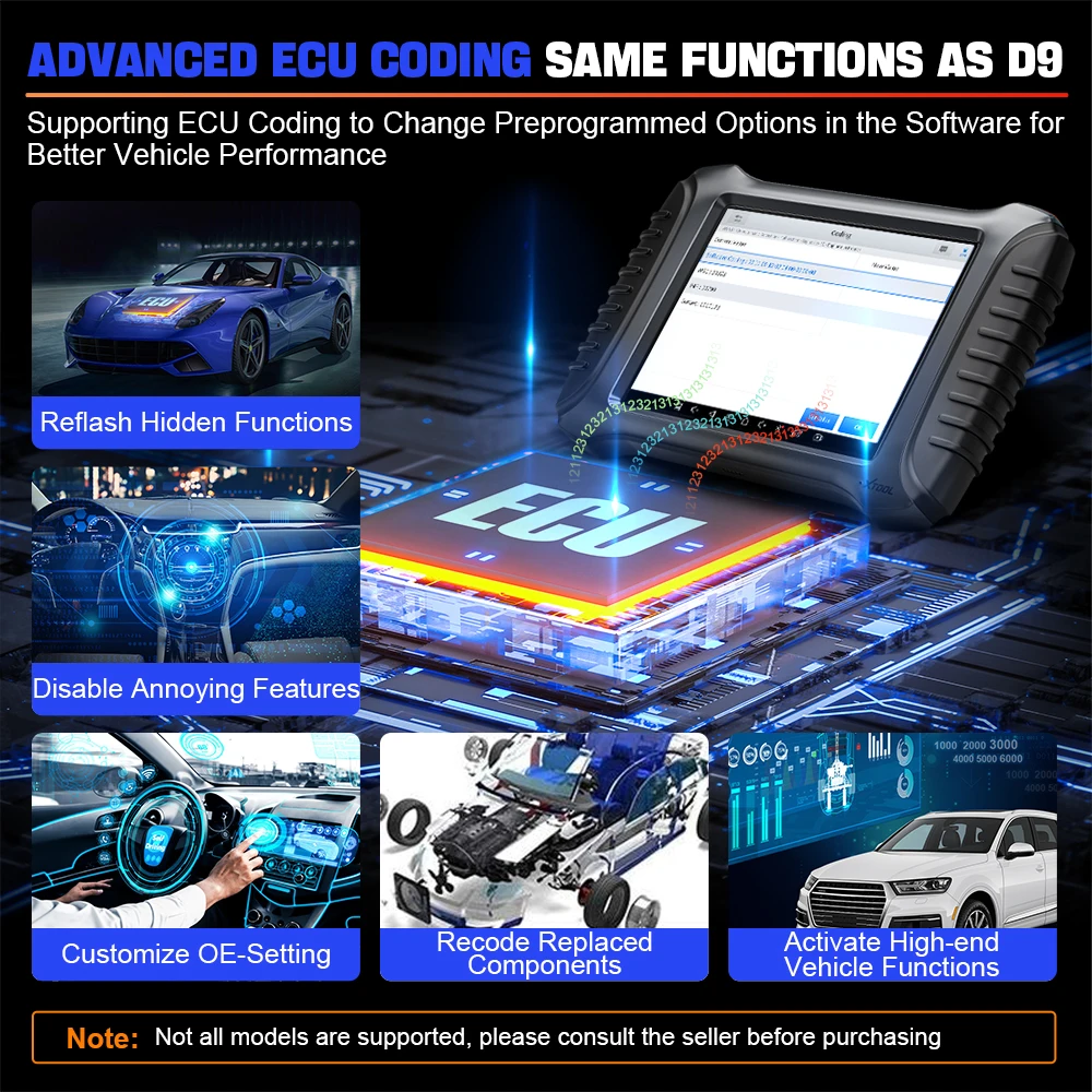 XTOOL X100 PAD3 Pro Key Programming Tools Bidirectional Scan Tools With 38+ Services Full Car Diagnostic With KC501 All Key Lost