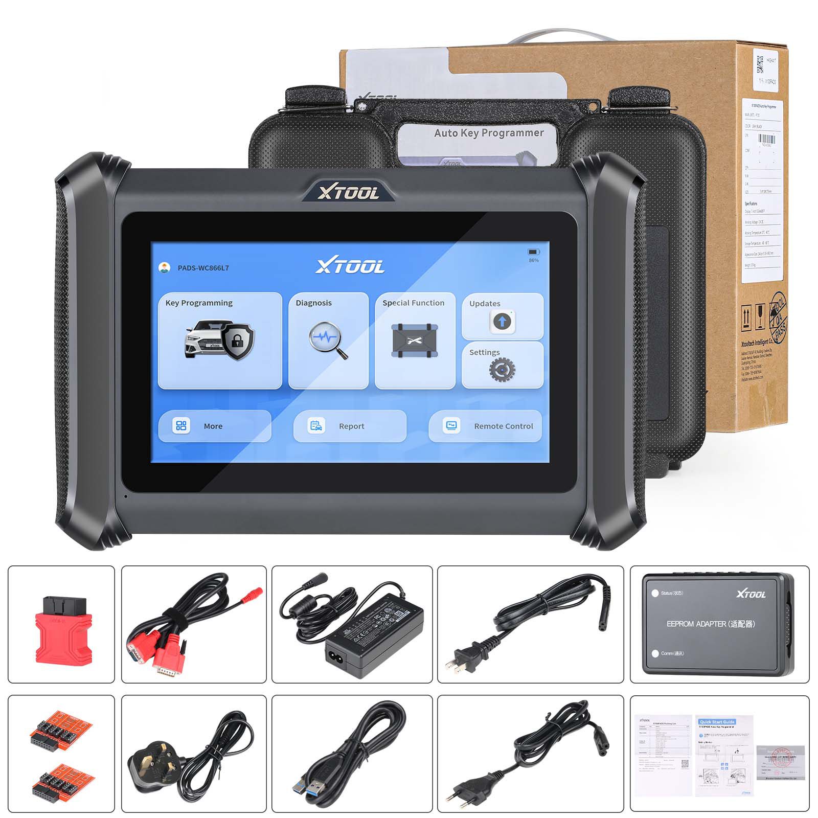 XTOOL X100 PADS Key Programmer with Built-in CAN FD DOIP Supports 23 Service Functions Replace X100 PAD 2 Years Free Update