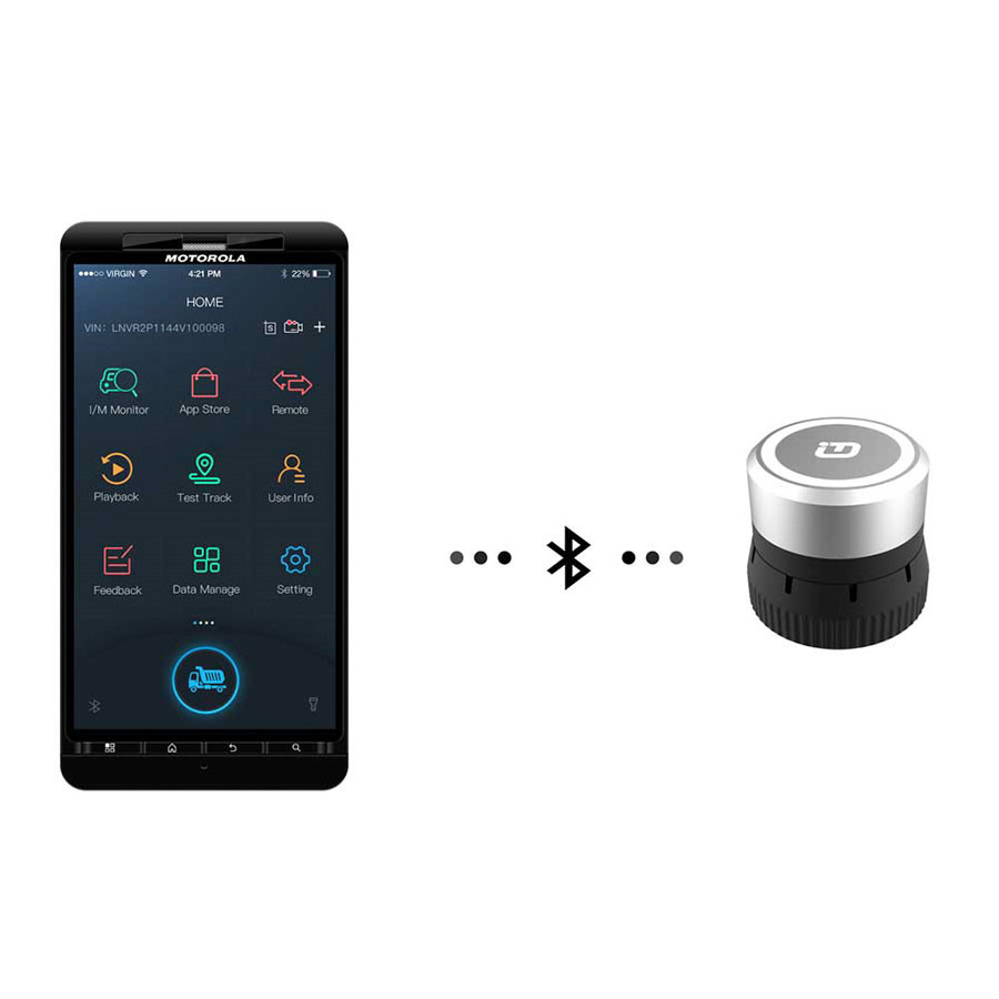 Xtuner Bluetooth CVD - 9 basado en el escáner pesado xtuner CVD del SIM de diagnóstico de vehículos comerciales Android