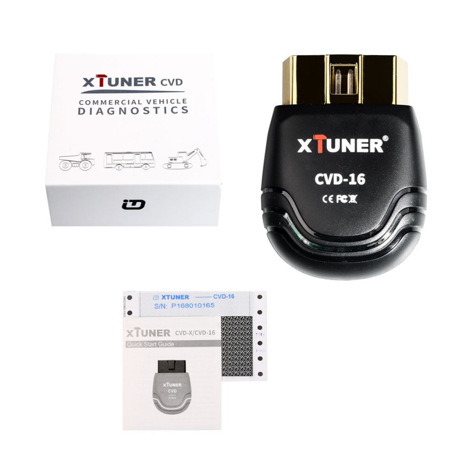New Released XTUNER CVD-16 V4.7 HD Diagnostic Adapter for Android