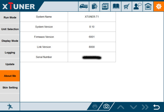 Software xtuner T1 5