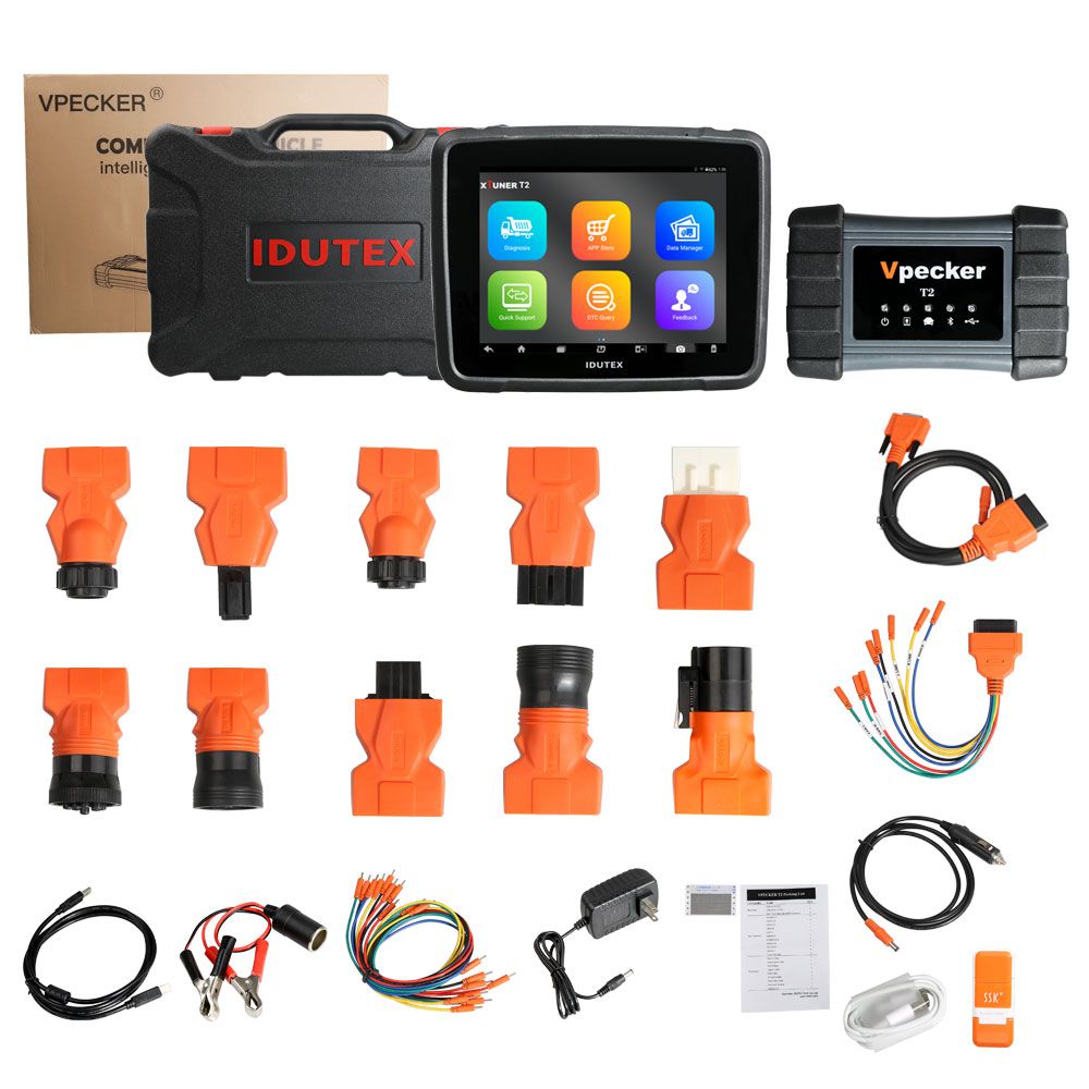 XTUNER T2 Diagnostic Tool for Heavy-duty Truck and Commercial Vehicles More Powerful than Xtuner T1