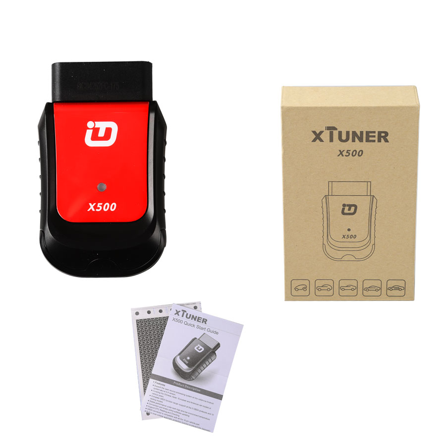 La herramienta de diagnóstico de funciones especiales Bluetooth xtuner x500 + v4.0 está disponible con teléfonos / tabletas Android