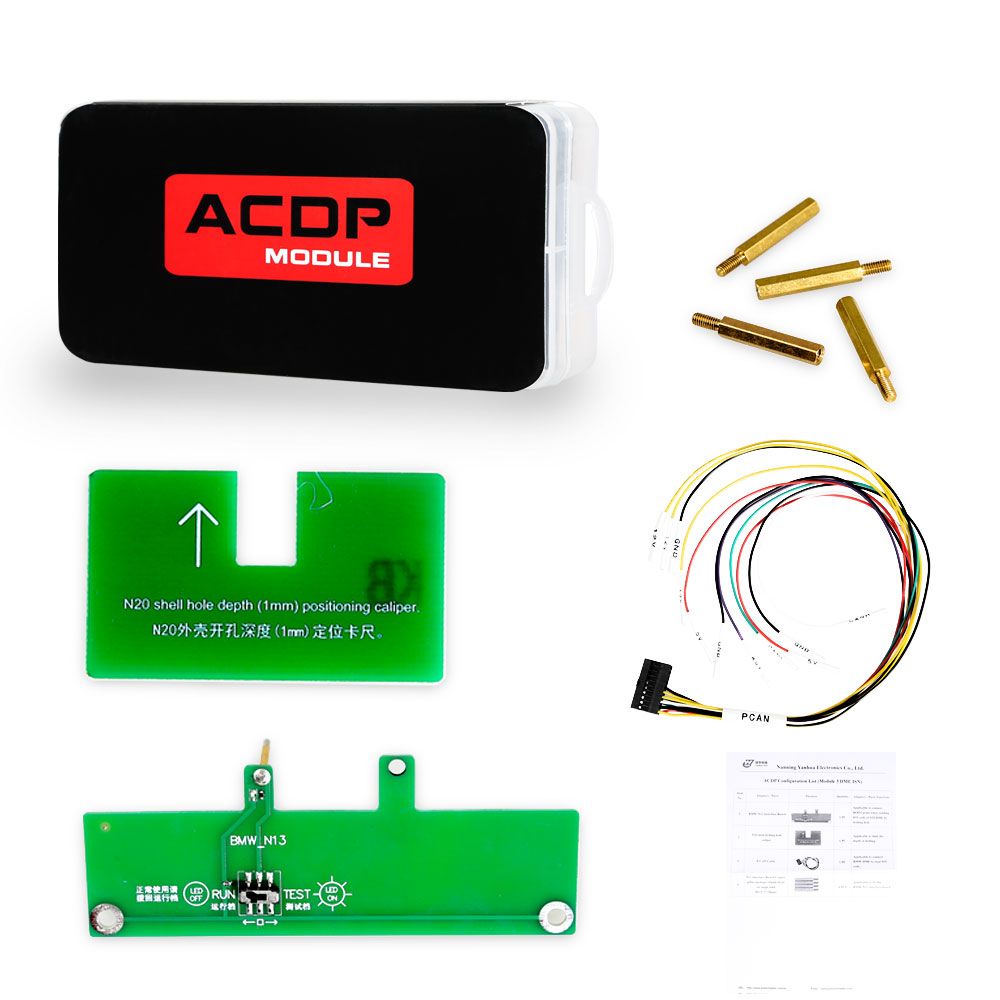2026 Yanhua ACDP-2 BMW IMMO Package with Module 1/2/3/31/38 + License + BDC2 Platform + B48/N20/N55/B38 Bench Interface Board + BDC3 BCP Board