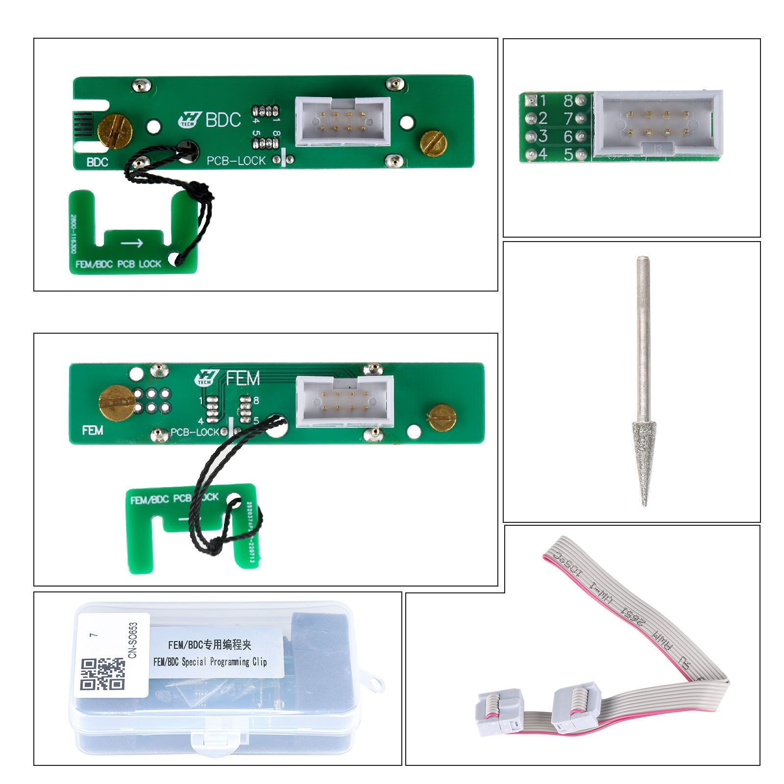 Clip de programación especial Yanhua fem / BDC para chips 95128 / 95256 y Yanhua Acdp / CGDI / vvdi / Autel / Launch x431