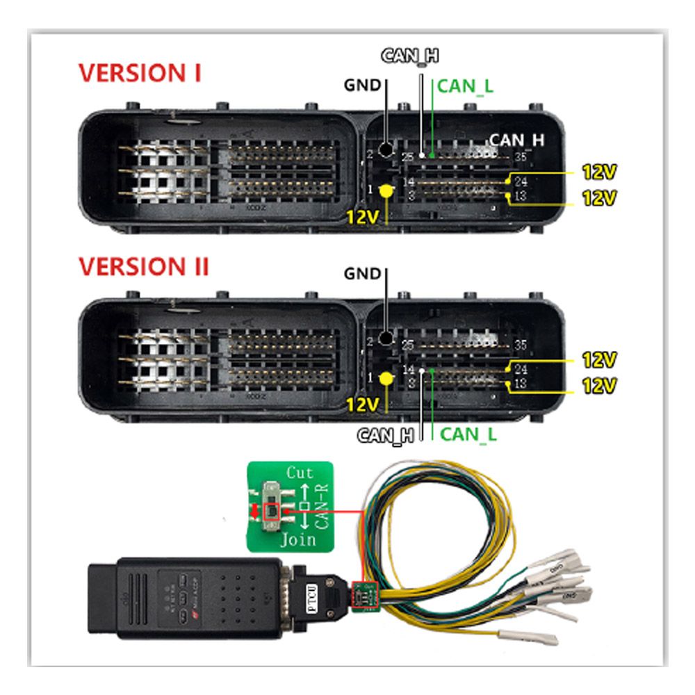 Yanhua mini módulo Acdp 19 sh725xx clonación de caja de cambios, licencia a000