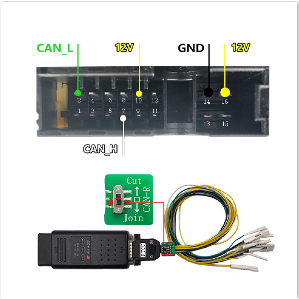 Yanhua mini módulo Acdp 19 sh725xx clonación de caja de cambios, licencia a000