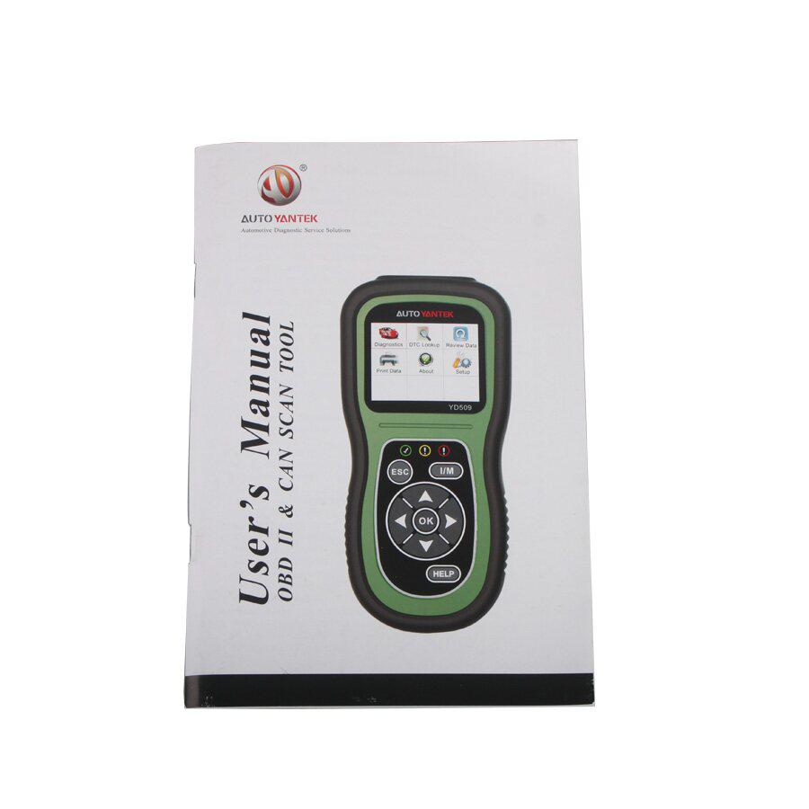 YD509 OBDII EOBD CAN Auto Code Scanner Support Multi-languages