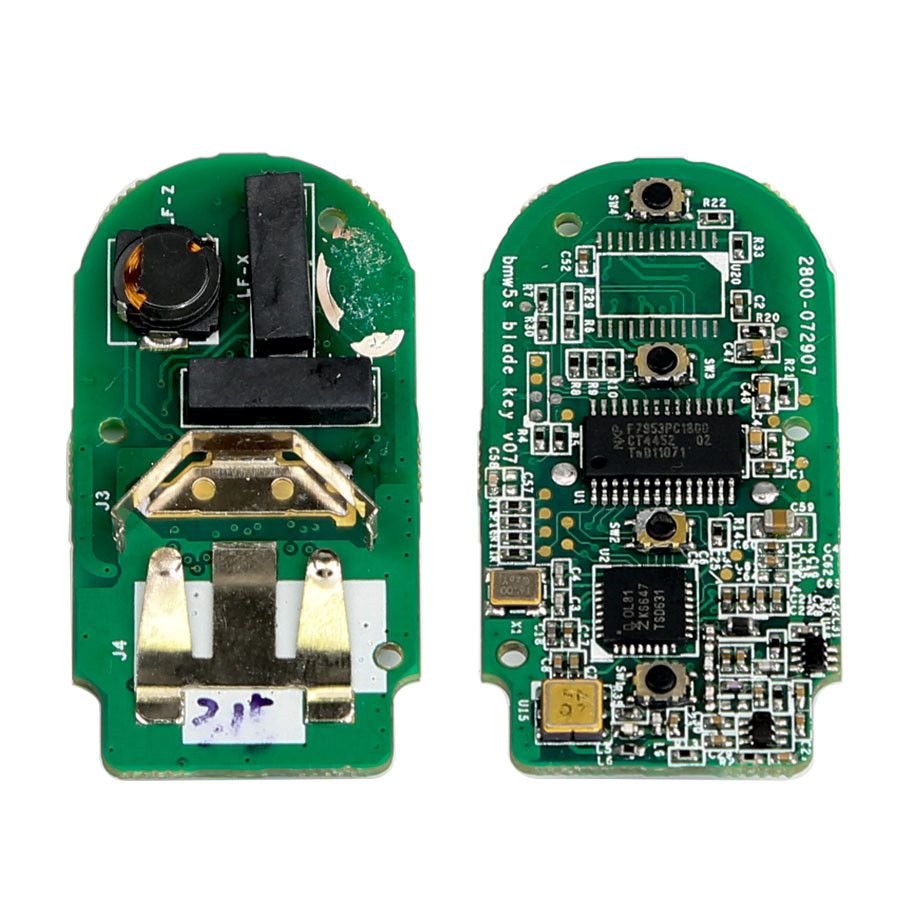 La placa 315 MHz sin carcasa de la tecla de cuchilla cas4 + / Fem de la serie F YH BMW