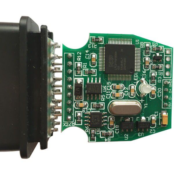 MINI VCI for TOYOTA Single Cable PCB 2
