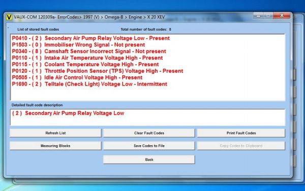 Opcom OP-Com 2010 V Can OBD2 for OPEL Firmware Software Display 6