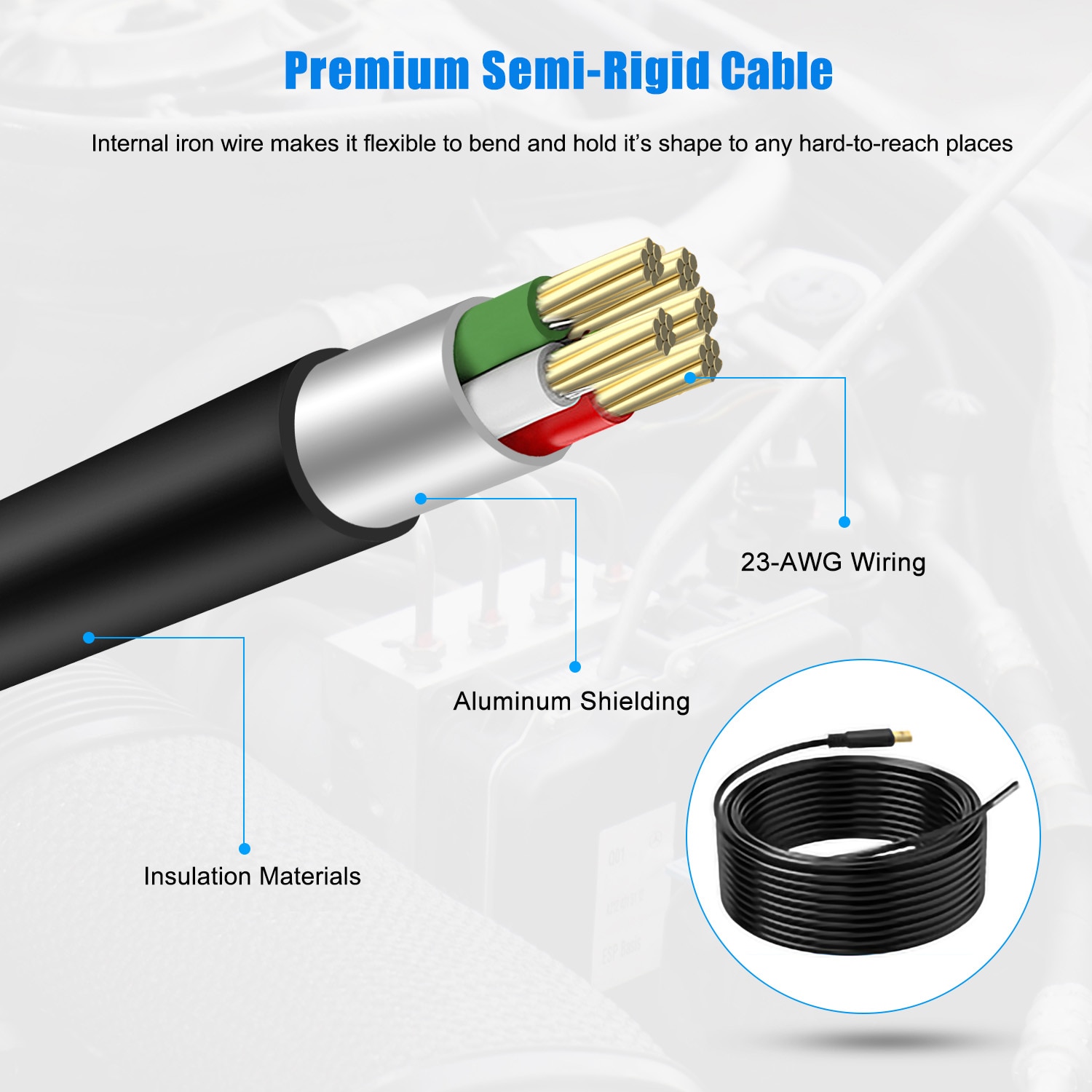 5mm Dual Lens Endoscope Mini Camera 5.18