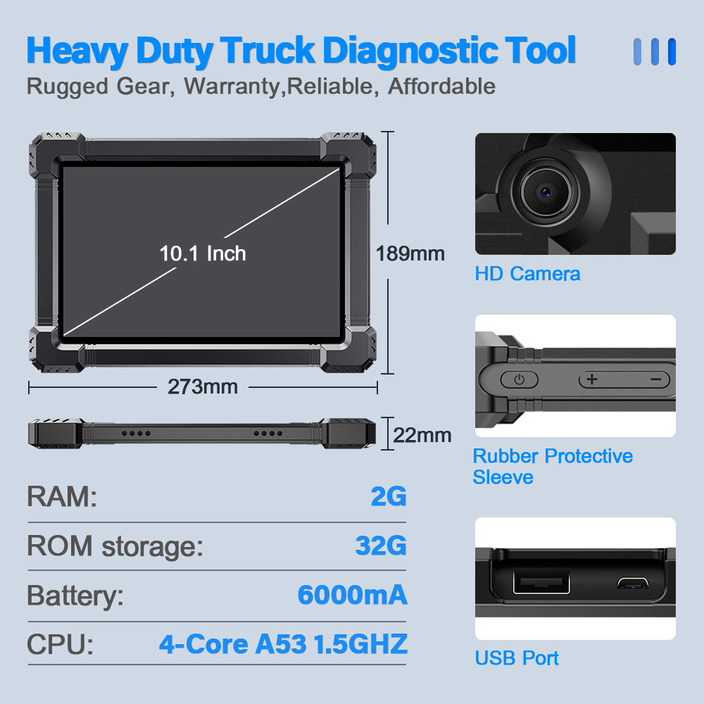 ANCEL X7 HD Heavy Duty Truck Diagnostic Tool