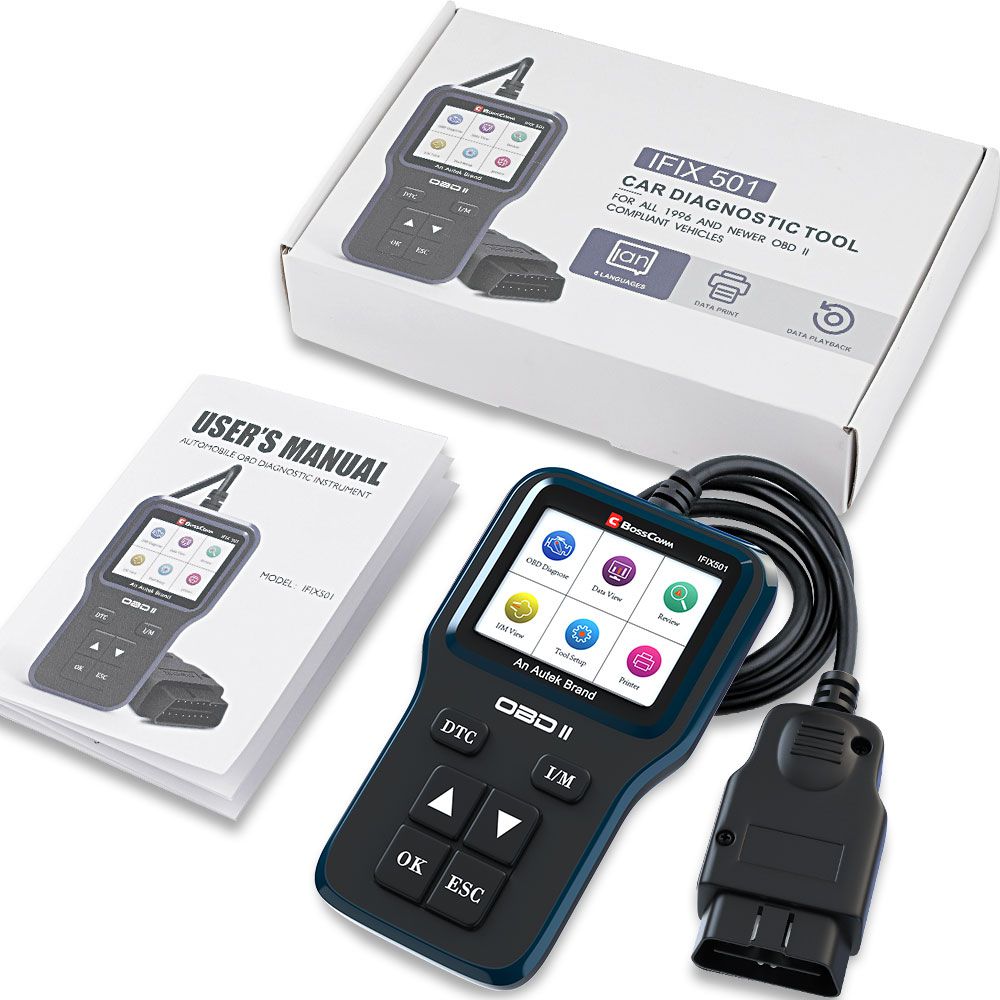 Escáneres automotrices autoek ifix501 obd2